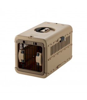 Richell Foldable Brown Pet Carrier S