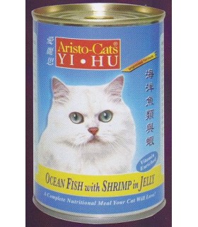 Aristo-Cats Ocean Fish with Shrimp in Jelly 400g x 24cans