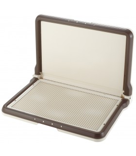 Richell L-Shape Wide Brown Pee Tray