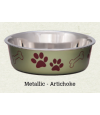 Loving Pets Bella Metallic Bowl