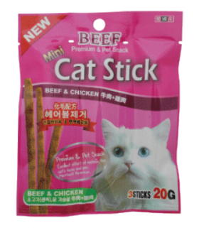 Bow Wow Mini Cat Stick – Beef & Chicken 20g