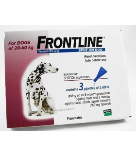 Frontline Spot On for Dogs up to 20-40 kg