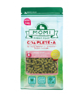 Momi Complete-A Pellet for Young Rabbit 1kg