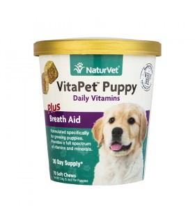 NaturVet VitaPet Puppy Plus Breath Aid