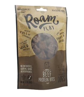 Roam Play Beef Protein Bites Dog Treats 150g