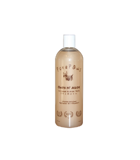 pure paws oatmeal and aloe vera shampoo