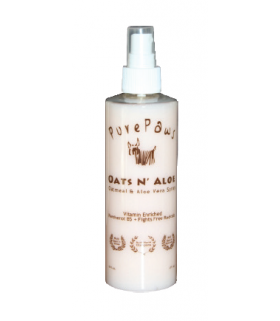 pure paws oatmeal and aloe vera shampoo