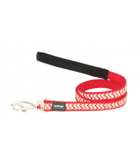Red Dingo Reflective Ziggy Red Lead (Small)