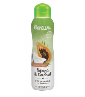 Tropiclean Papaya & Coconut 2-in-1 Shampoo