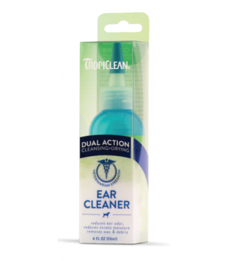 Dual Action Ear Cleaner for Pets - Tropiclean