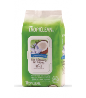 Tropiclean Ear Cleaning Wipes for Pets 50ct