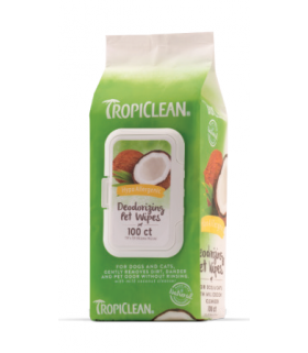 Tropiclean Hypoallergenic Wipes for Pets 100ct
