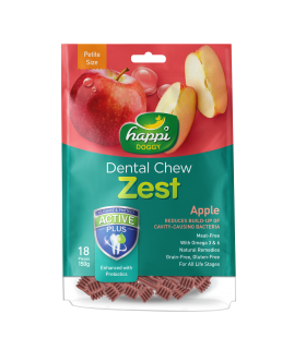 Happi Doggy Dental Chew Zest Apple