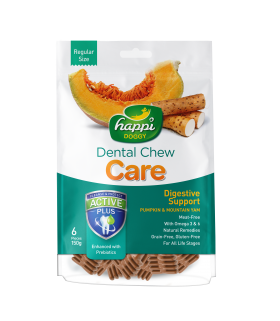 Happi Doggy Dental Chew Care Pumpkin & Mountain Yam 150g