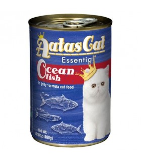 Aatas Essential Ocean Fish In Jelly Canned Cat Food 400g x 24