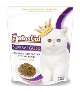 Aatas Supreme Gold Chicken & Tuna w Anchovies Dry Cat Food 1.2kg