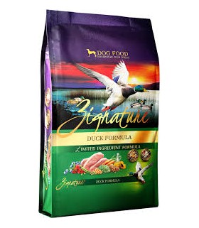 zignature duck dog food