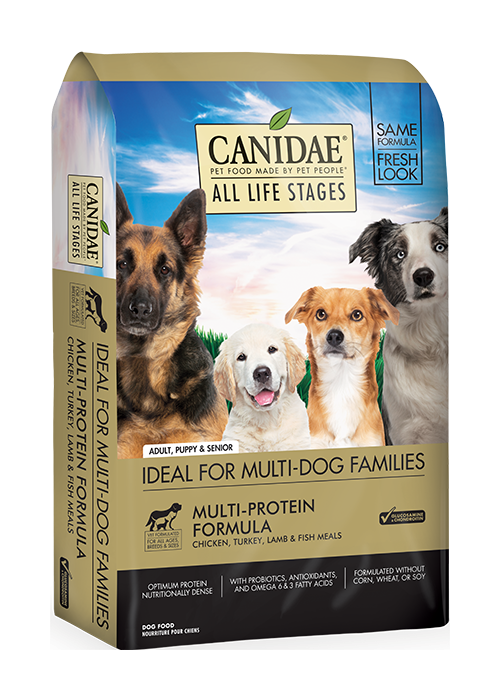 canidae protein content