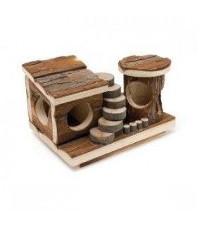Hagen Living World Treehouse Real Wood Activity Centre
