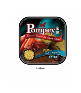 Pompey Beef and Vegetables Tray Food 100g