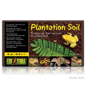 Exo Terra Plantation Soil - Brick / Tropical Terrarium Substrate 8.8L