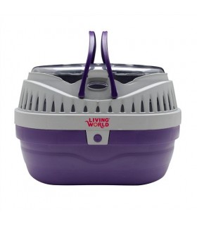 Hagen Living World Carrier Purple/Grey Small