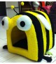 Yellow-Black Bee Pet Bed