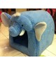 Blue Elephant Pet Bed