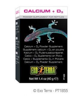 Exo Terra Reptile Calcium + Vit D3 40g