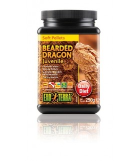 Exo Terra Juvenile Bearded Dragon Food Soft Pellets