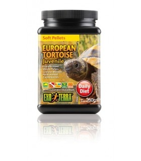 Exo Terra Juvenile European Tortoise Food Soft Pellets 260g