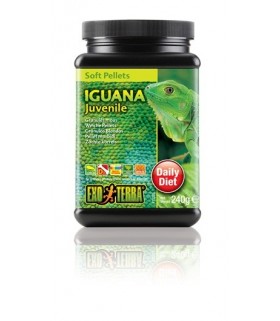 Exo Terra Juvenile Iguana Food Soft Pellets 240g