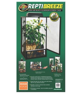 Zoo Med ReptiBreeze Alum Screen Cage Medium