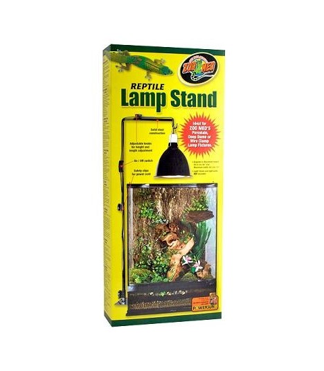 reptile light stand