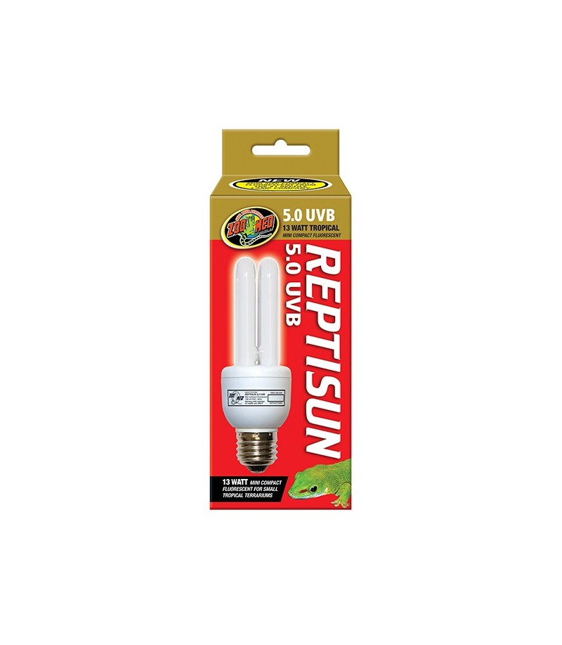 Zoo Med Reptisun 5 0 Mini Compact Fluorescent 13w Moomoopets Sg