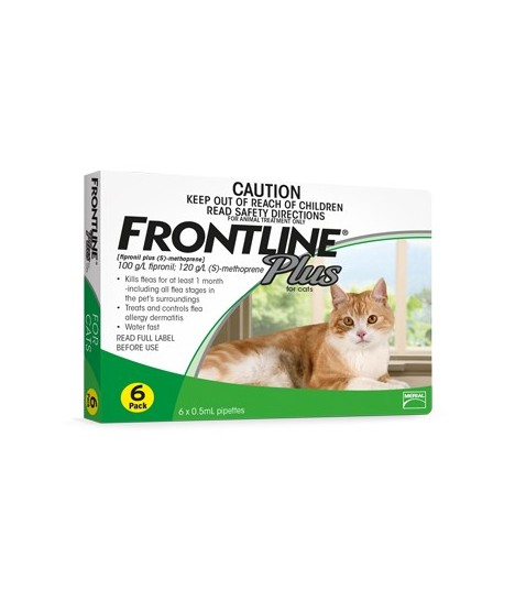Frontline Plus for Cats (3 tubes)
