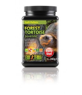 Exo Terra Juvenile Forest Tortoise Food Soft Pellets 240g