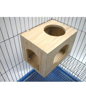 Pet Link Rectangle Wooden House