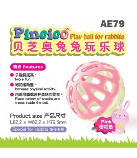 Alice Pincico Play Ball for Rabbits Pink