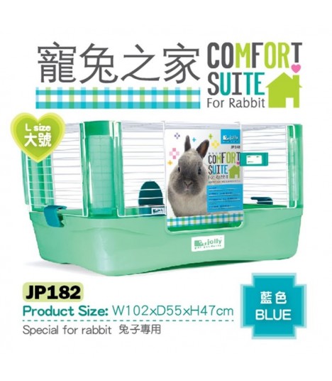 Jolly Comfort Suit for Rabbit (Large) - Blue