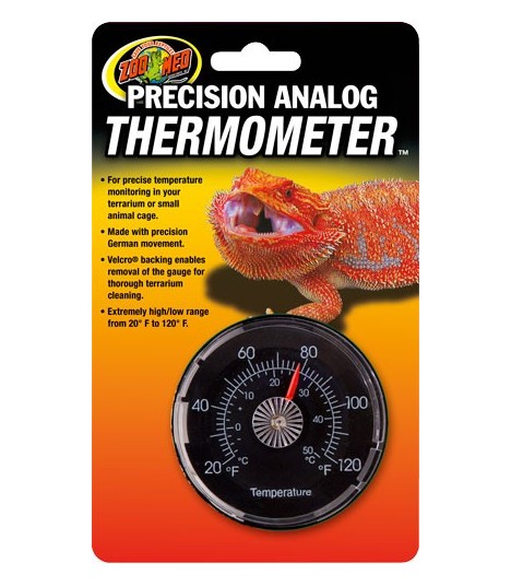 zoo med reptile terrarium thermometer humidity gauge