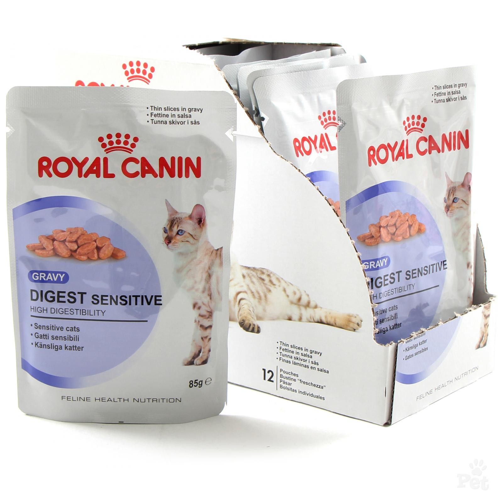 sensitive cat food pouches