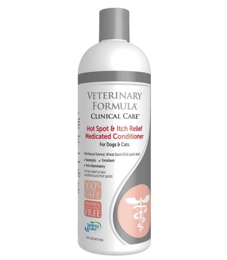 Synergy Labs Veterinary Formula Clinical Care Hot Spot & Itch Relief Medicated Conditioner 