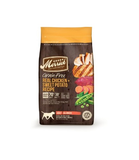 merrick real chicken dog food