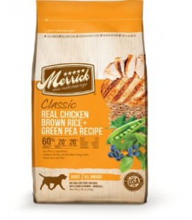 Merrick Classic Adult Real Chicken with Brown Rice & Green Pea Dry Dog Food