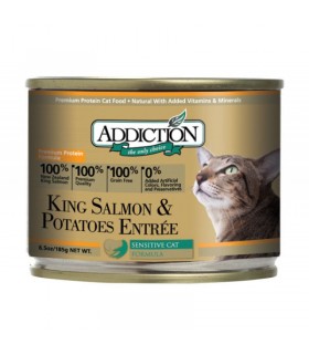Addiction Cat King Salmon & Potatoes Entrée Grain Free 