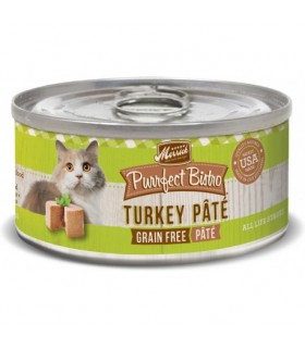 Merrick Purrfect Bistro Grain-Free Turkey Pate Canned Cat Food