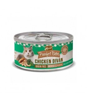 Merrick Purrfect Bistro Grain Free Chicken Divan Canned Cat Food