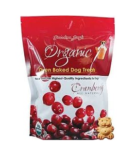 Grandma Lucy's Organic Cranberry Oven Baked Dog Treats