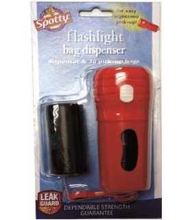 Spotty Flashlight Bag Dispenser